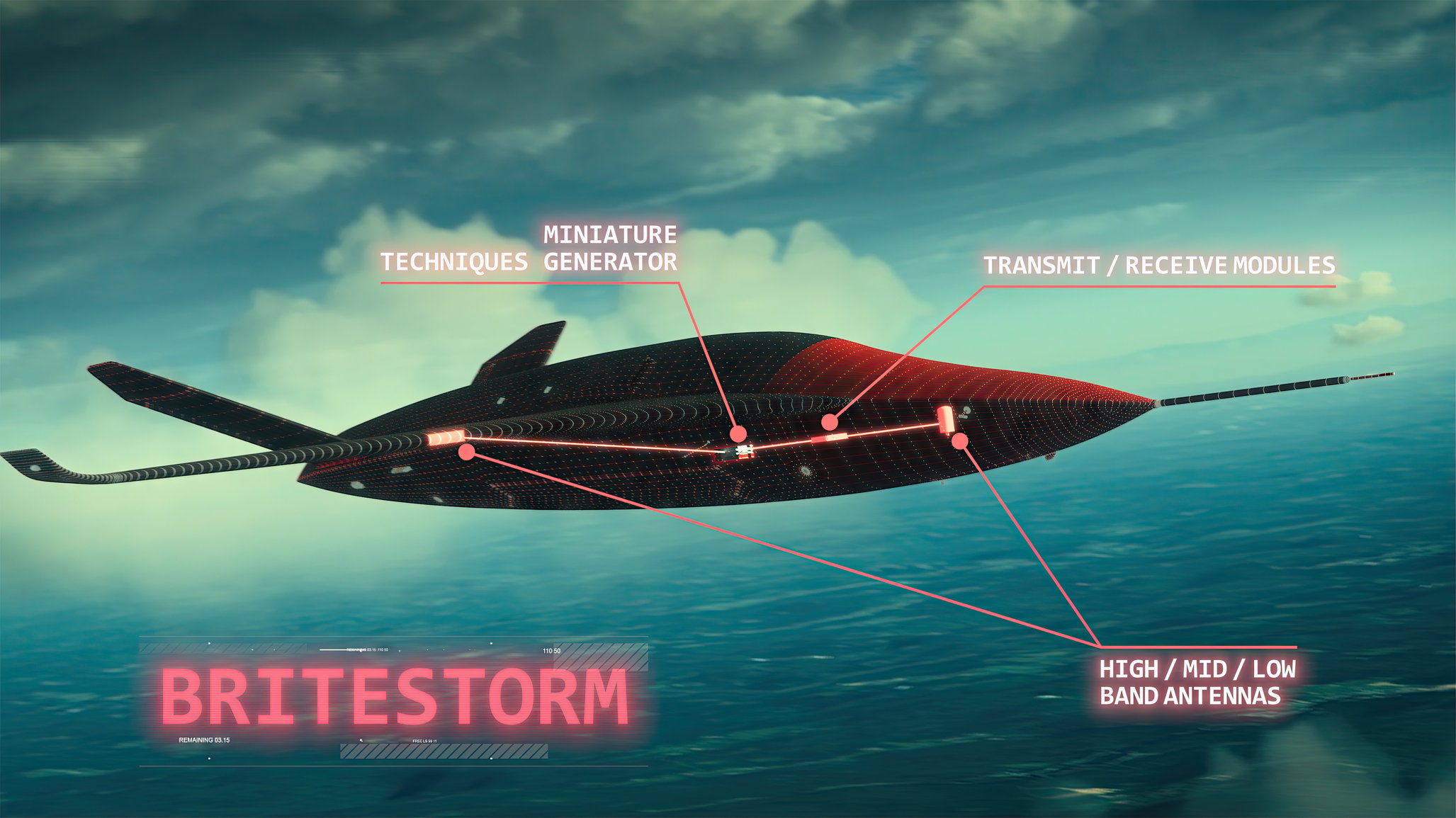 BriteStorm install on UAV-1 BriteStorm install on UAV-1